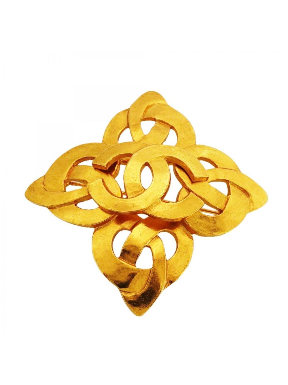 Chanel Cc Logo Brooch Metal #287842C10B